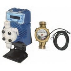 Bomba dosificadora profesional con medidor de agua por impulsos