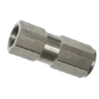 High-pressure stainless steel check valve, 1/4" female thread, 400 BAR