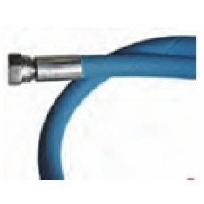 Manguera de alta presión, 1 m, 3/8 pulg. - 3/8 pulg., acero inoxidable.