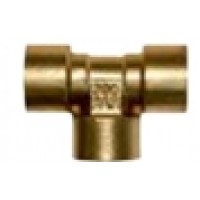 Conexión en T, hembra/hembra/hembra 3/8" BSP, latón